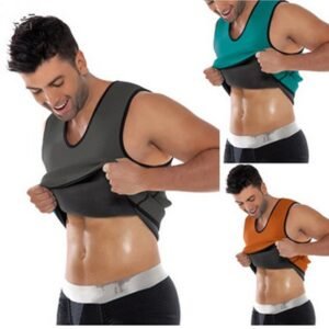 Body shaper men's neoprene waist sweat vest yoga fitness sweat vest