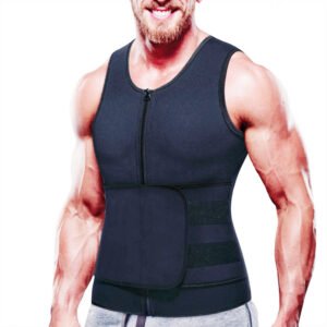 Men's sports fitness clothes yoga sweat-breaking body shaper waist and abdomen shaper vest single belt